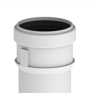 Burgerhout Safe-PP rookgasafvoer pijp 80° 500mm 400453975 kopen? | CVketel.nl