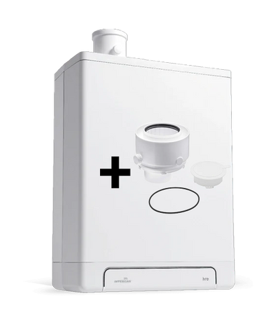 Intergas Kombi Kompakt HRE 28/24 6,9 - 22,8 kW CW4 60/100mm 043447 | CVketel.nl