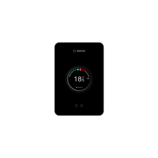 Nefit Bosch Easycontrol zwart thermostaat |  CVketel.nl 
